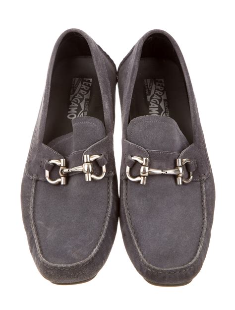 salvatore ferragamo men's shoes suede